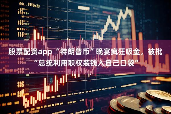 股票配资app “特朗普币”晚宴疯狂吸金，被批“总统利用职权装钱入自己口袋”